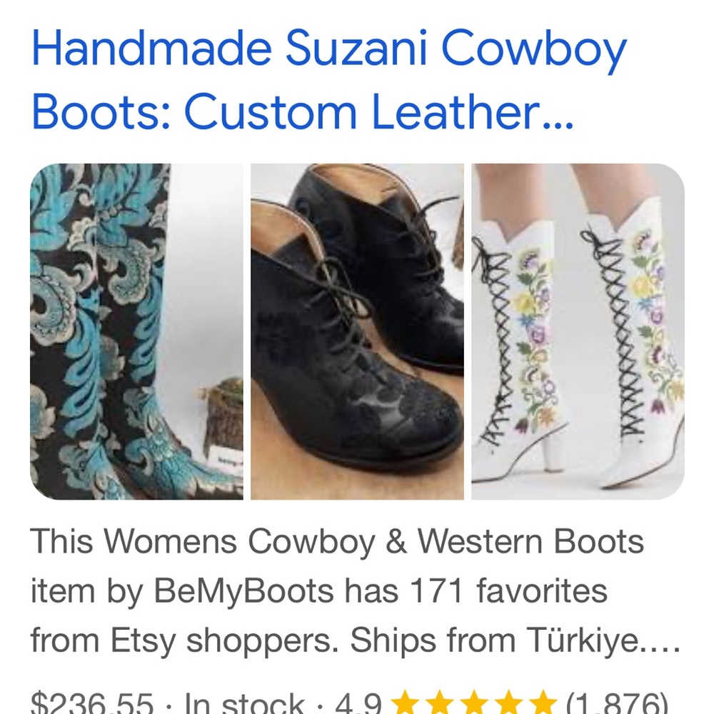 Boots-suzani-boots-custom, W 38, new-never worn - Picture 2 of 8